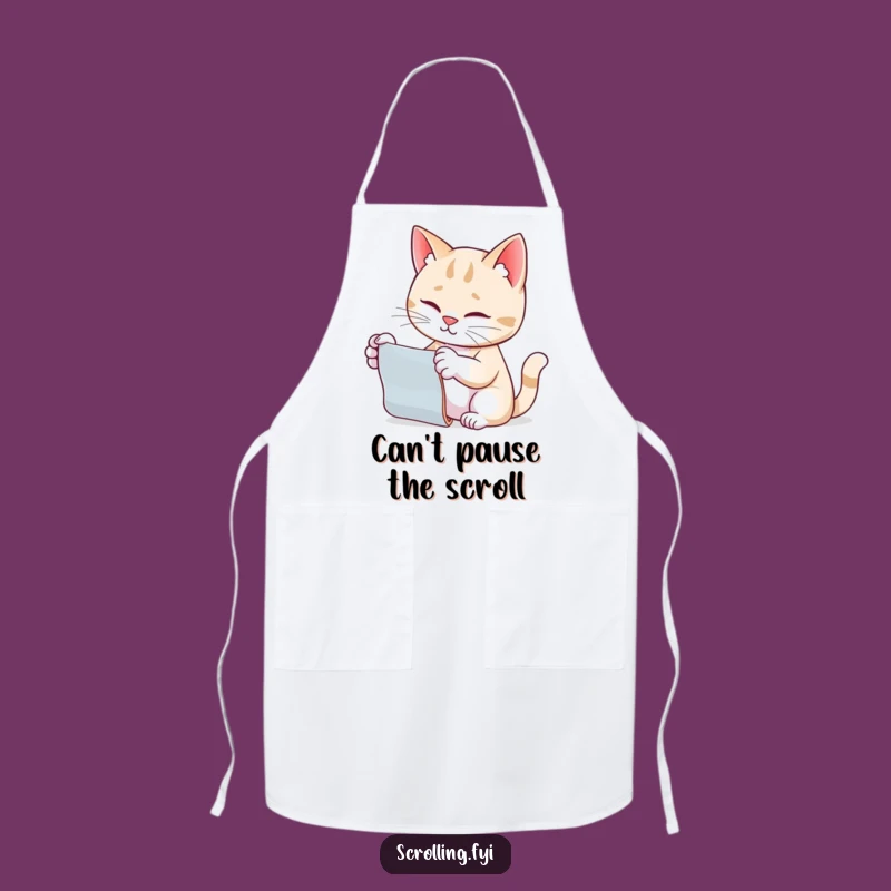 Funny Cat Apron: Hilarious Kitchen Helper, Purrfect Funny Gift!