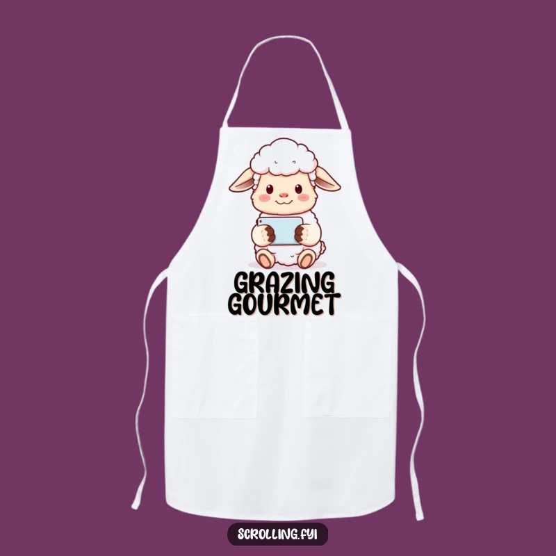 Funny Sheep Apron: Cook with Calm with This 'Shepherd's Screen' Apron