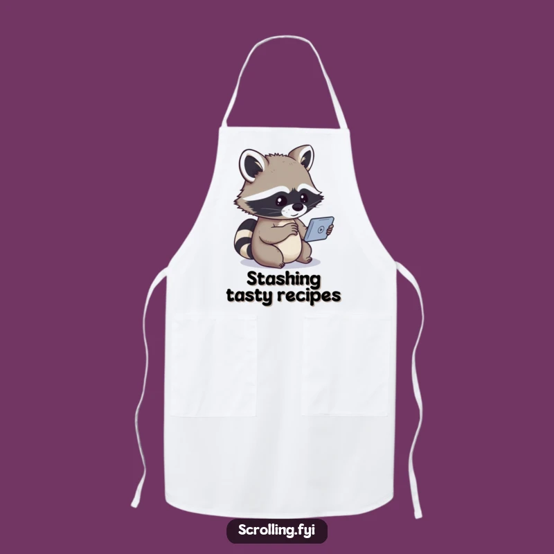 Funny Raccoon Kitchen Gadget Apron: A Hilarious Gift for Culinary Explorers