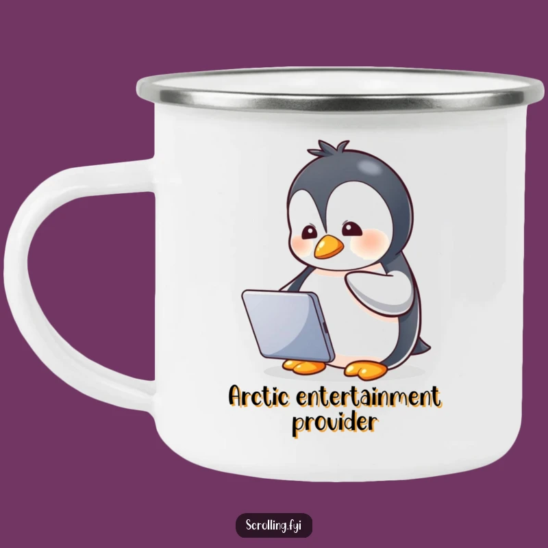 Funny Penguin Trail Viewer Mug: Your Hilarious Companion for Outdoor Entertainment