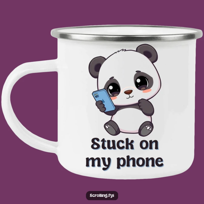 Funny Panda Adventure Mug: Stay Connected in the Wild