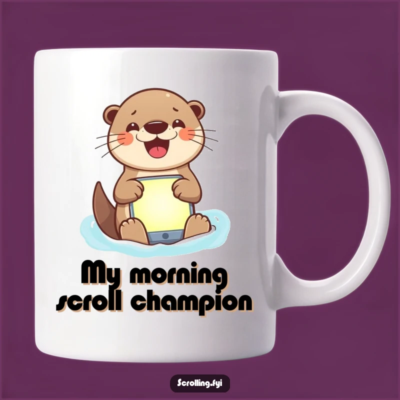 Funny Otter App Navigator Mug: The Perfect Gift for Tech-Savvy Otter Lovers Looking for a Laugh