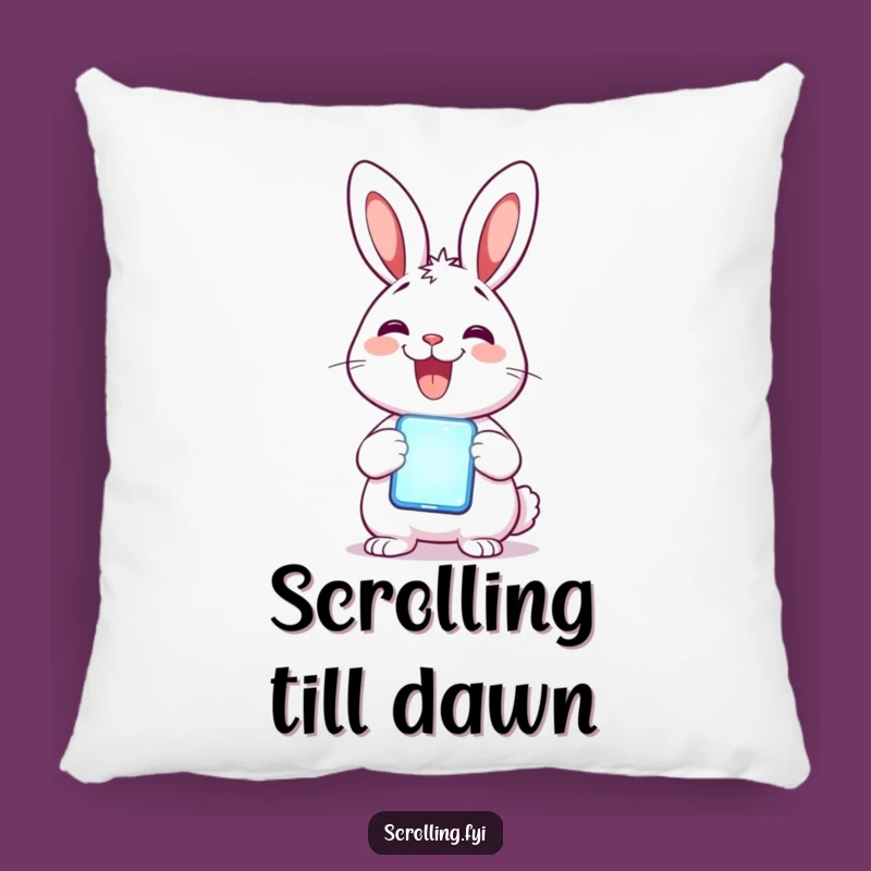 Funny Rabbit Phone Pillow: Cozy Comfort with a Delighted Glowing Phone Rabbit