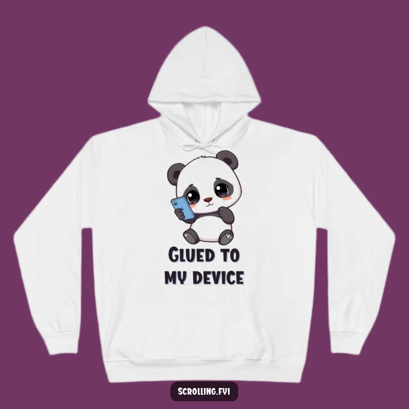 Cozy Funny Panda Phone Hoodie: Stay Connected and Comfortable