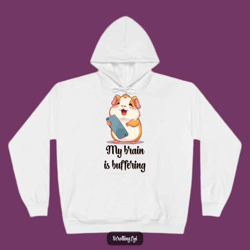Funny Giggling Guinea Pig Hoodie: Cozy and Hilarious Pet-Themed Gift for All