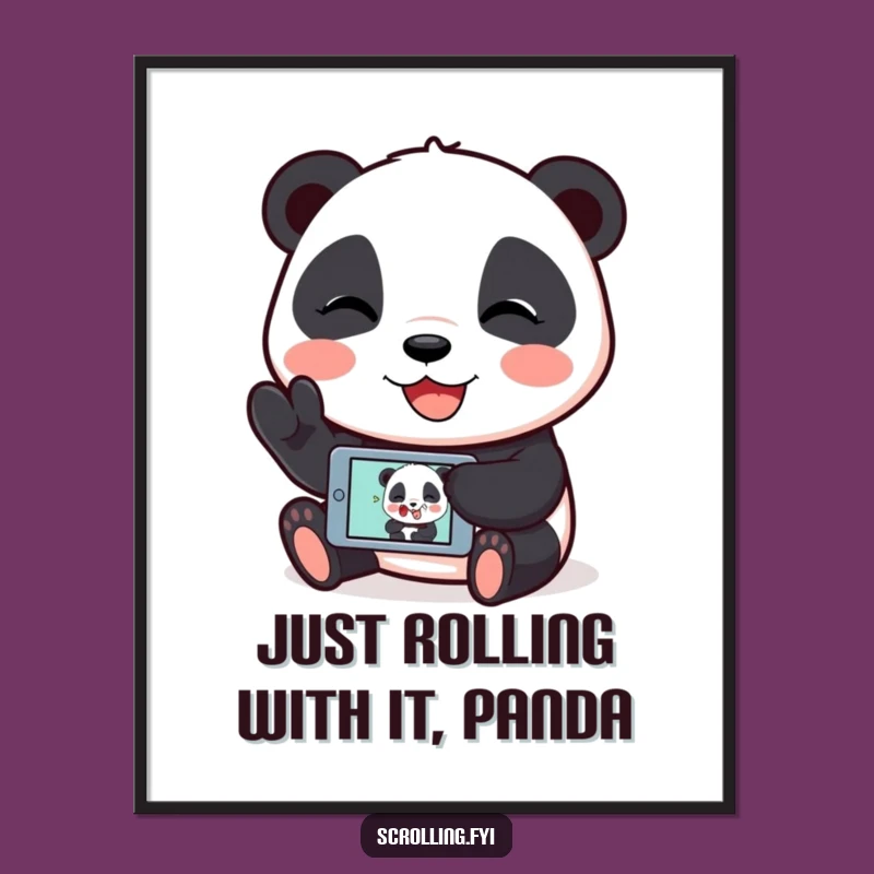 Free Printable Wall Art: Panda's Funny Meme, Hilarious DIY Decor
