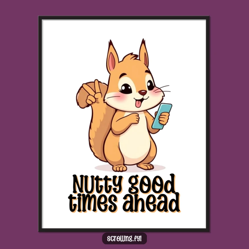 Free Printable Squirrel Wall Art: Silly DIY Downloadable Decor for Fun Spaces