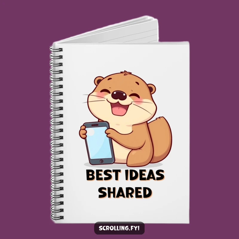 Funny Otter Sharing Notebook: Journal Your Shared Adventures
