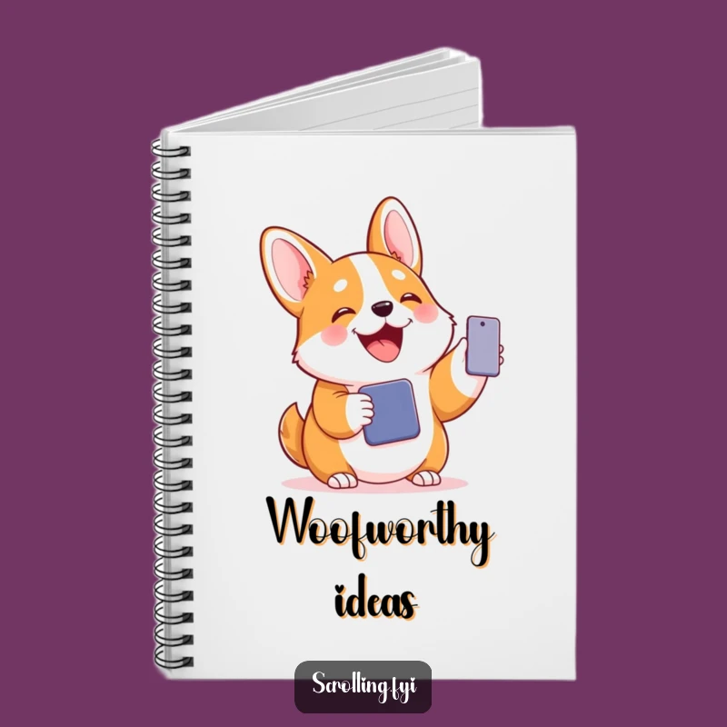 Funny Corgi Connected Ideas Notebook: A Hilarious Gift for Dog Lovers