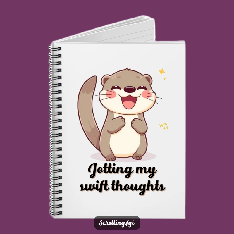 Funny Otter Tech Notebook: Organize Your Digital Life