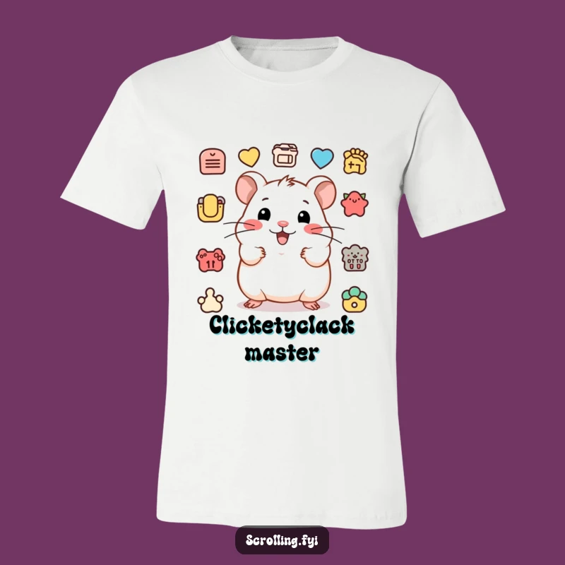 Funny Hamster Multitasker T-Shirt: A Hilarious Gift for the Always Busy