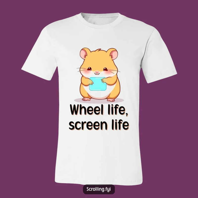 Funny Hamster Tech T-Shirt: Hilarious Gadget Tee, Great Funny Gift!