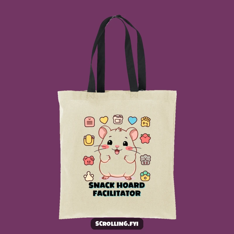 Funny Hamster Task Master Tote Bag: A Hilarious and Practical Gift for Go-Getters